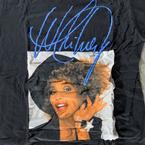 Oversized Graphic Whitney Houston Tee Size Small - Picture 2 of 3